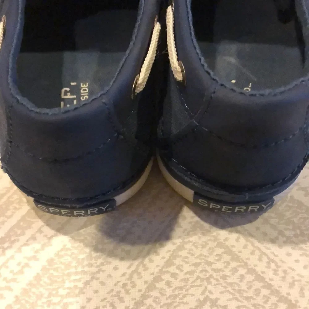 Sperry Top-Sider Little Boys Cruz Jr Navy Shoes - Size 11 1/2